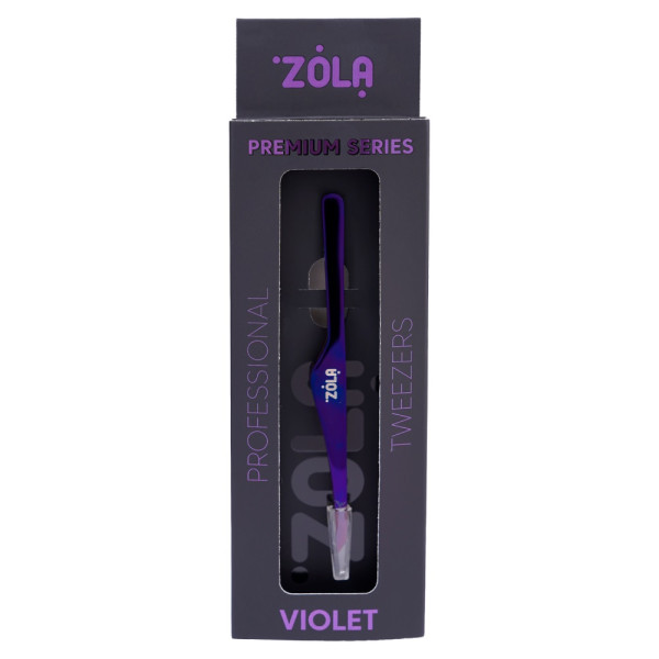 ZOLA Professional Eyebrow Tweezers Premium Series VIOLET