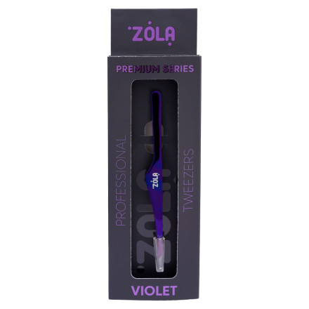 ZOLA Professional Eyebrow Tweezers Premium Series VIOLET