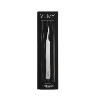 Профессиональный пинцет для наращивания ресниц VILMY мини L-45