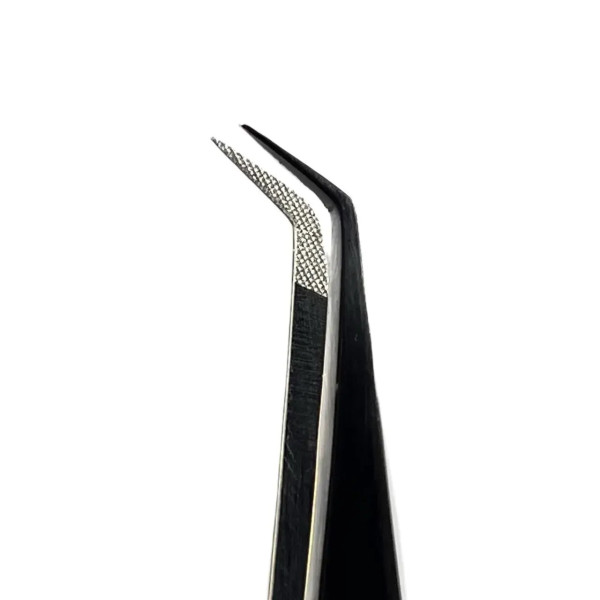 Professional Eyelash Extension Tweezer VILMY Mini L-50 black