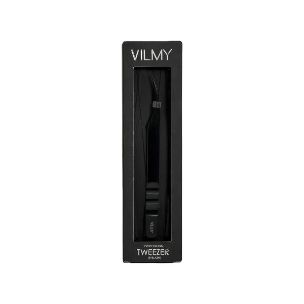Профессиональный пинцет для наращивания ресниц VILMY (прямой с изгибом) V-13b