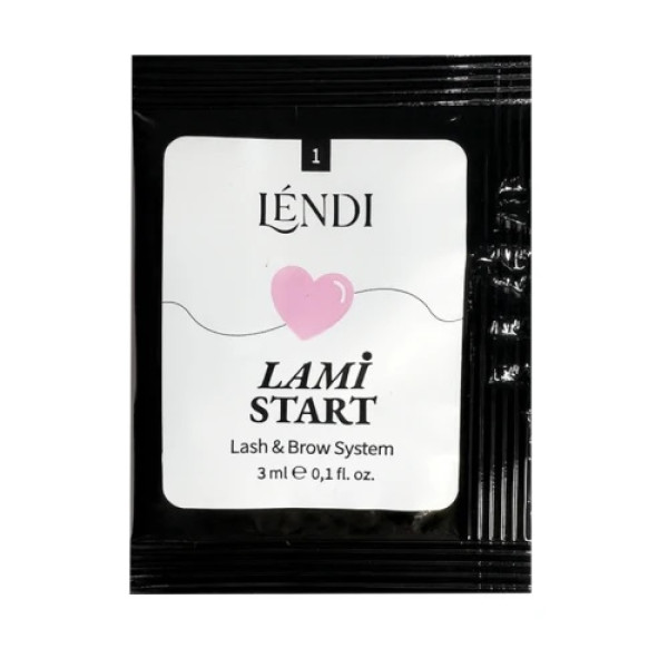 Состав для ламинирования ресниц и бровей №1 Lami Start Lendi "Lami Like", 3 мл