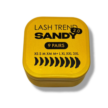 Валики Lash Trend SANDY 2.0 9 пар (XS, S, M, XM, M+, L, XL, XXL, 3XL)