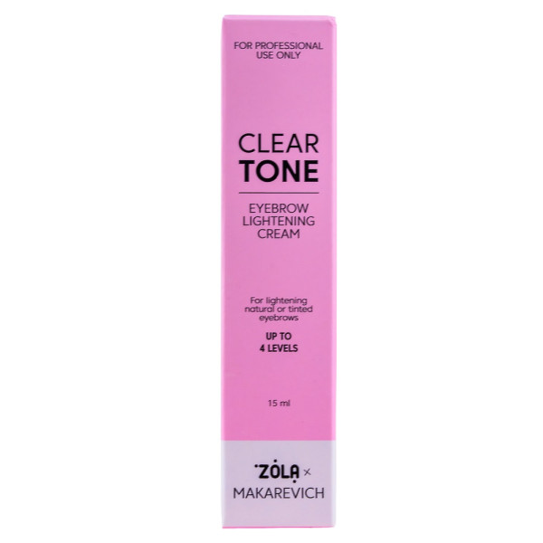 Rozjaśniacz do brwi ZOLA x Makarevich CLEAR TONE, 15 ml