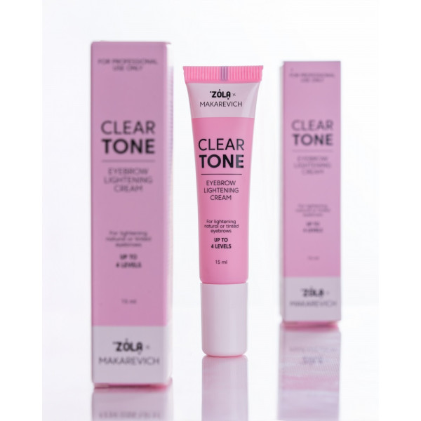 Rozjaśniacz do brwi ZOLA x Makarevich CLEAR TONE, 15 ml
