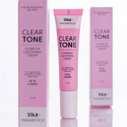 Rozjaśniacz do brwi ZOLA x Makarevich CLEAR TONE, 15 ml
