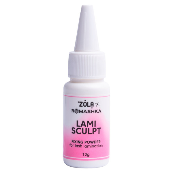 Фиксирующая пудра для ламинирования ресниц ZOLA x Romashka LamiSculpt, 10 г