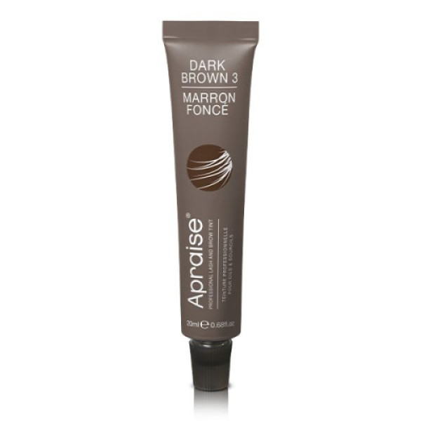 Краска APRAISE для бровей и ресниц Vegan Dark Brown №3, 20 мл