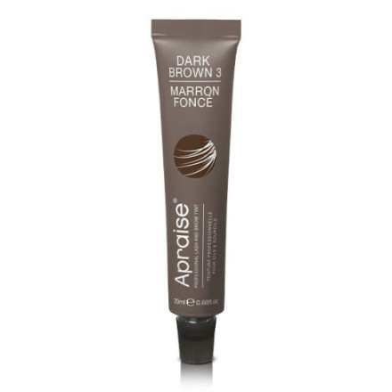 Краска APRAISE для бровей и ресниц Vegan Dark Brown №3, 20 мл