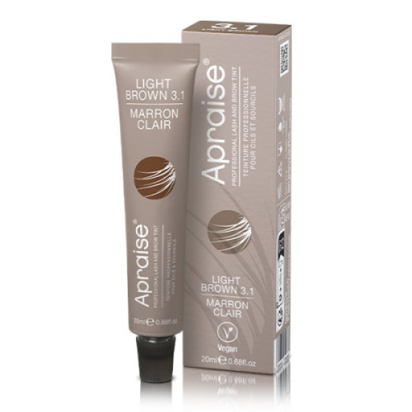 Краска APRAISE для бровей и ресниц Vegan Light Brown №3.1, 20 мл