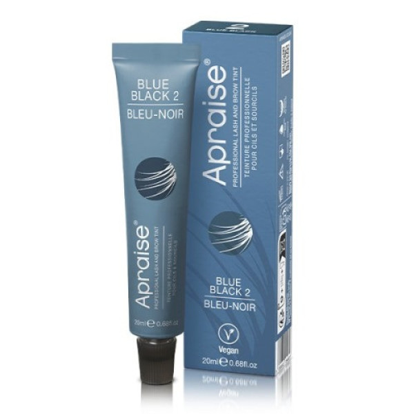 Фарба APRAISE для брів та вій Vegan Blue black №2, 20 мл