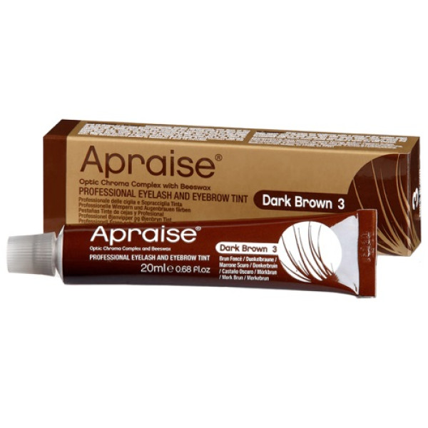 Краска APRAISE для бровей и ресниц Аммиак Free Dark Brown №3, 20 мл