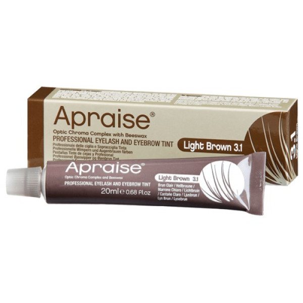 Краска APRAISE для бровей и ресниц Аммиак Free Light Brown №3.1, 20 мл