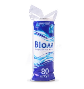Ватные диски Viola, 80 шт/уп