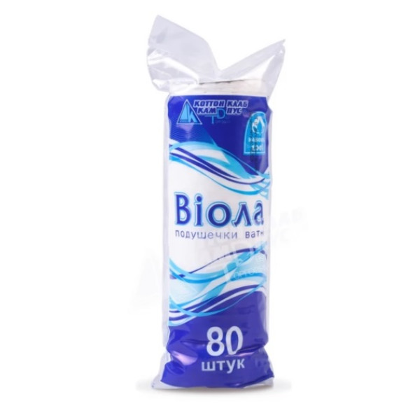 Ватные диски Viola, 80 шт/уп