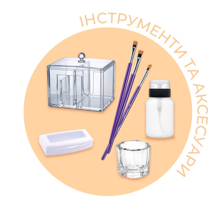 Набір для корекції, фарбування та ламінування брів Nikk Mole Brow Tint Box