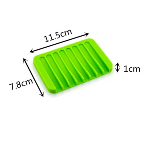 Black silicone brush holder