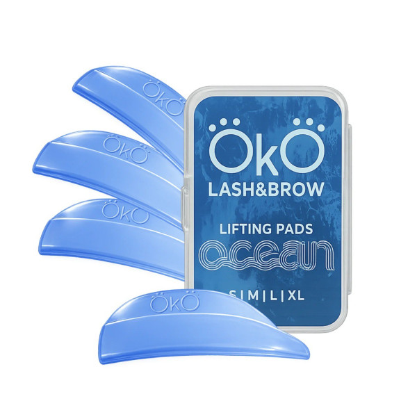 Валики для ламинирования ресниц для мастеров OKO Lash&Brow Ocean, 4 пары