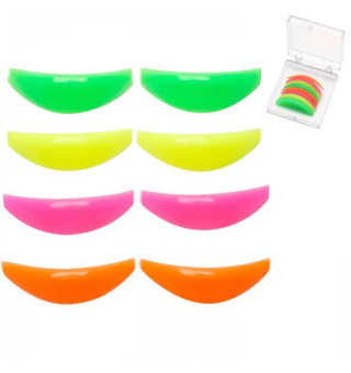 Silicone lash lifting rods set (S, M, L, XL), 4 pairs