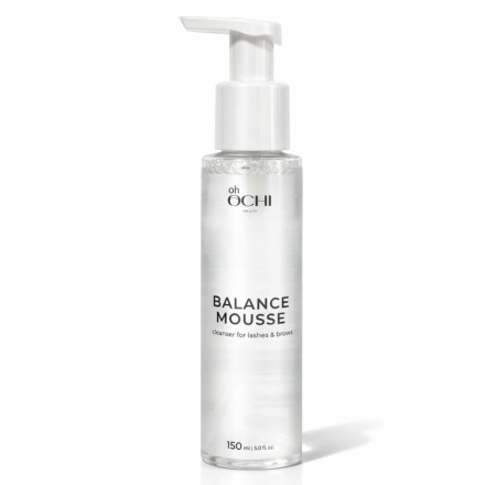 Lash & Brow cleansing foam-mousse Oh OCHI BALANCE MOUSSE, 150 ml