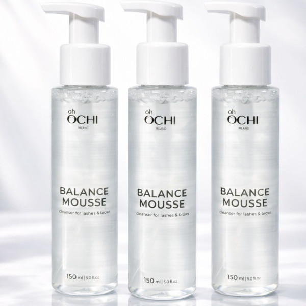 Lash & Brow cleansing foam-mousse Oh OCHI BALANCE MOUSSE, 150 ml