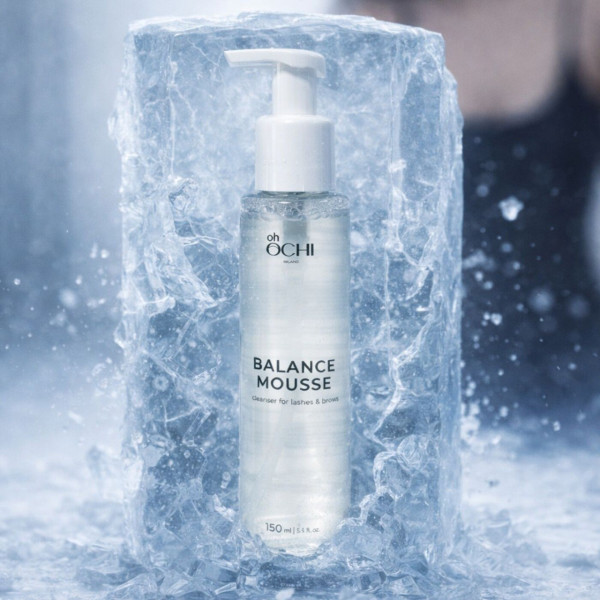 Lash & Brow cleansing foam-mousse Oh OCHI BALANCE MOUSSE, 150 ml