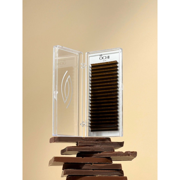 Lashes Oh OCHI Dark Chocolate Mix LC, 0.07, 7-13 mm