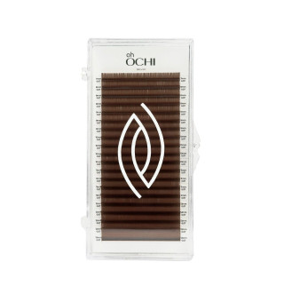Lashes Oh OCHI Dark Chocolate Mix D, 0.07, 7-13 mm
