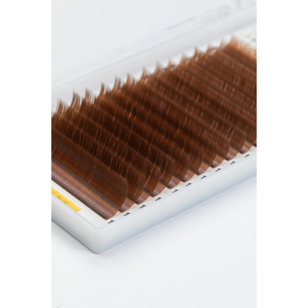 Brown Lashes 16 Lines ALIAS mix C, 0.07, 7–13 mm