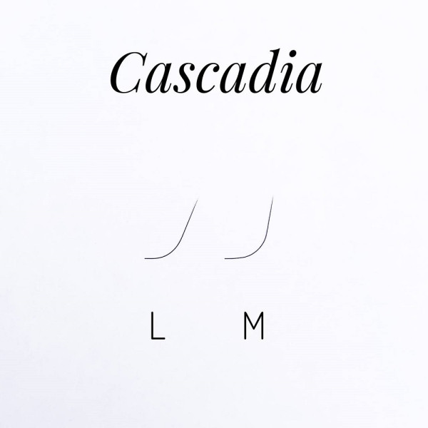 Вії чорні 16 ліній CASCADIA mix L, 0.10, 7-13 мм