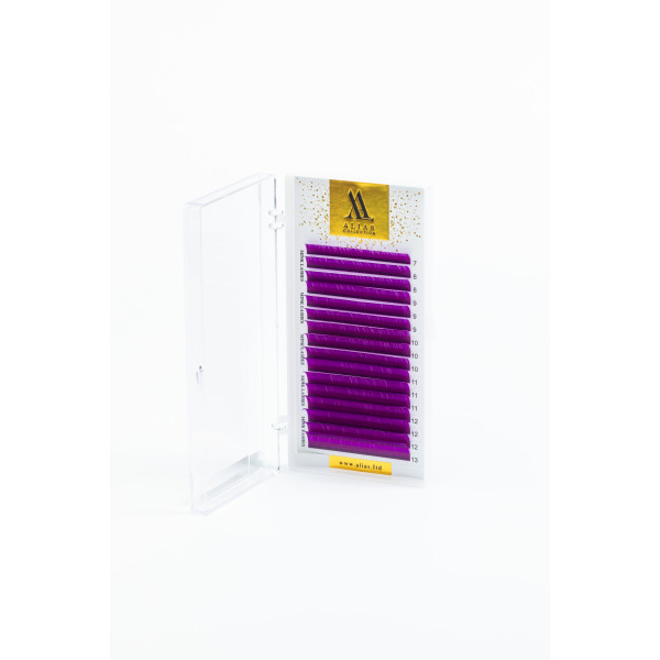 Violet lashes 16 lines ALIAS mix CC, 0.07, 7–13 mm