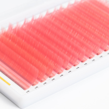 Pink lashes 16 lines ALIAS mix CC, 0.07, 7–13 mm