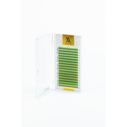 Green light lashes 16 lines ALIAS mix CC, 0.07, 7–13 mm