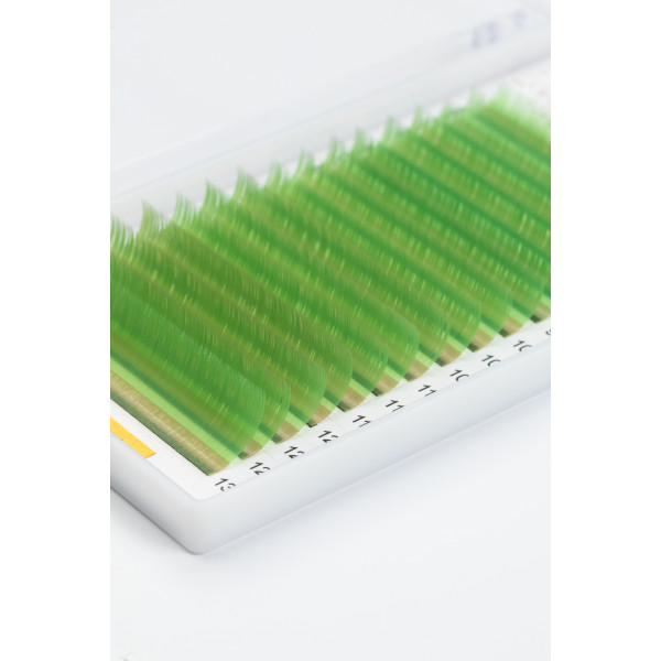 Green light lashes 16 lines ALIAS mix CC, 0.07, 7–13 mm