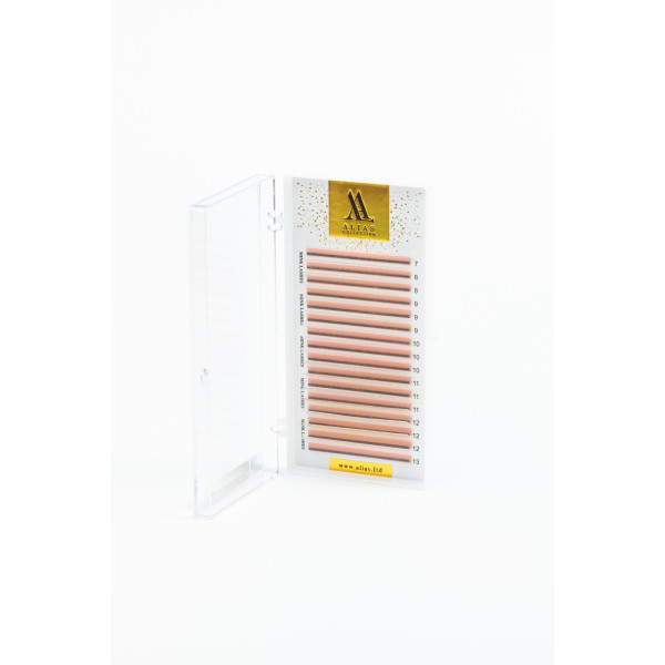 Cream light lashes 16 lines ALIAS mix CC, 0.07, 7–13 mm