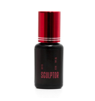 Клей для наращивания ресниц SCULPTOR RED, 0.3 - 0.5 сек., 10 мл