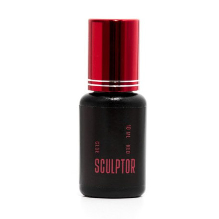 Клей для наращивания ресниц SCULPTOR RED, 0.3 - 0.5 сек., 10 мл