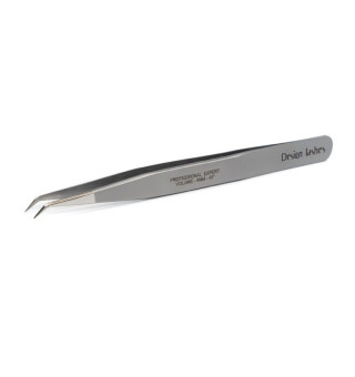 Pęseta do przedłużania rzęs Design Lashes L 6 mm 45° (matowy satynowy)