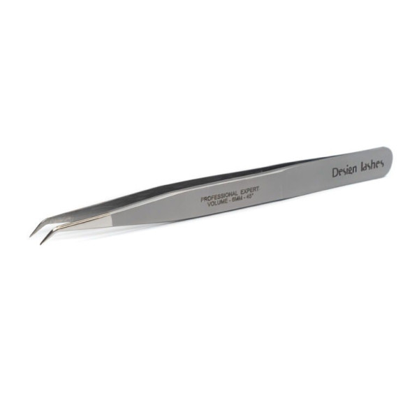Eyelash Extension Tweezers Design Lashes L 6 mm 45° (matte satin)