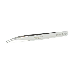 Пинцет для наращивания ресниц Design Lashes прямой дельфин (зеркальный)