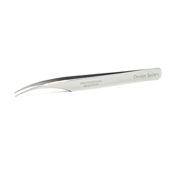 Пинцет для наращивания ресниц Design Lashes прямой дельфин (зеркальный)