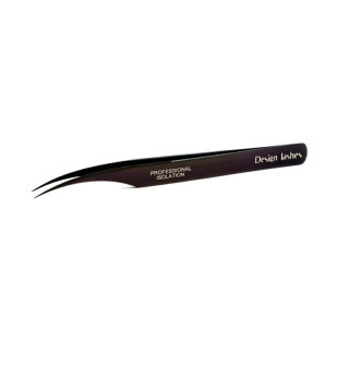 Eyelash extension tweezers Design Lashes straight dolphin (black)