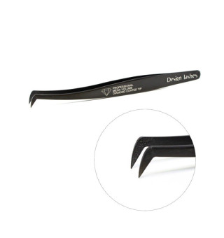 Eyelash extension tweezers Design Lashes diamond hatchet (black)