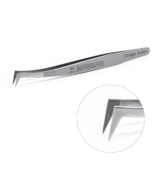 Eyelash extension tweezers Design Lashes hatchet with nano coating (matte satin)