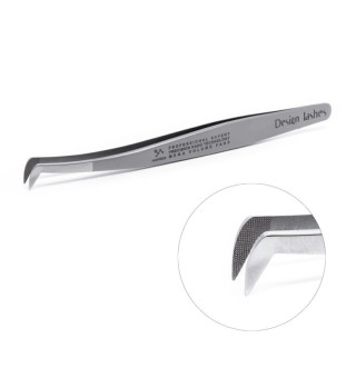 Eyelash extension tweezers Design Lashes boot with nano coating (matte satin)