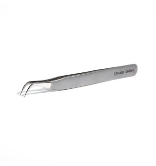 Eyelash extension tweezers Design Lashes curved boot (matte satin)