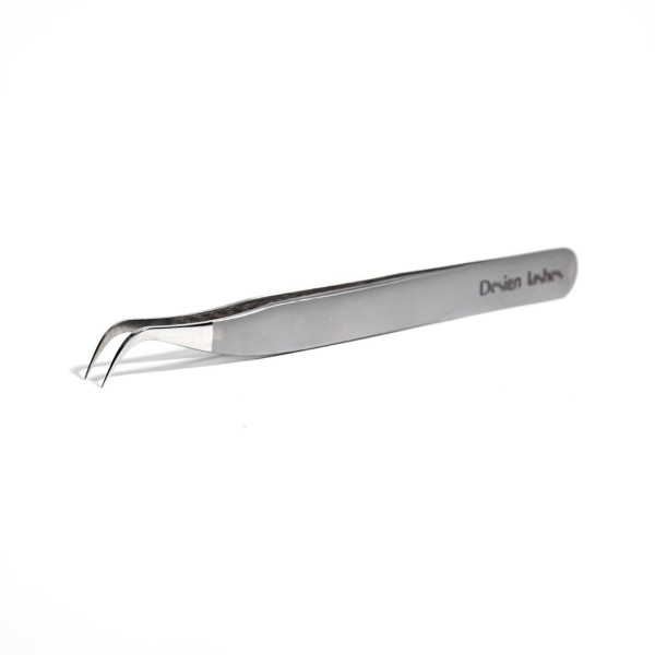 Eyelash extension tweezers Design Lashes curved boot (matte satin)