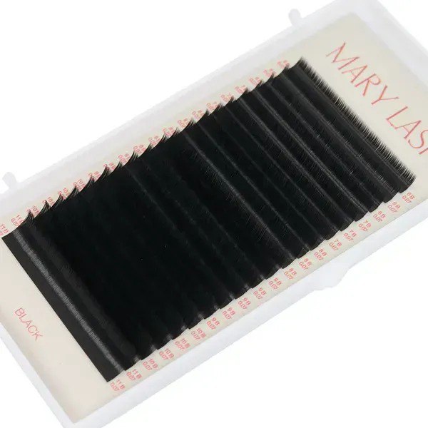 Вії black 20 ліній MARY LASH Volume lashes mix B, 0.07, 4 – 7 мм
