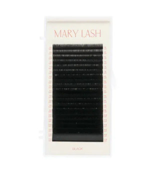 Black eyelashes 20 lines MARY LASH Volume Lashes Mix C, 0.07, 8 – 18 mm