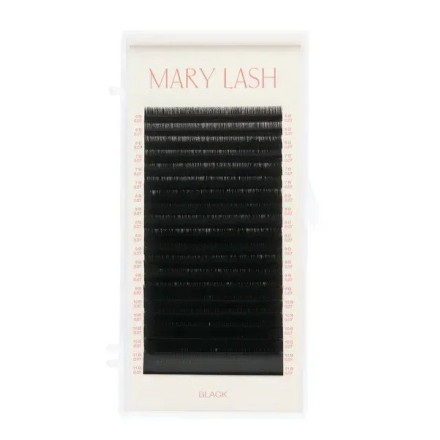 Black eyelashes 20 lines MARY LASH Volume Lashes Mix C, 0.07, 8 – 18 mm